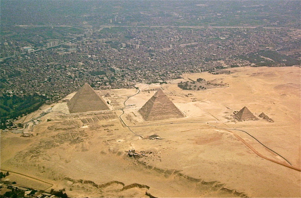 There is a hole in the Great Pyramid of Giza